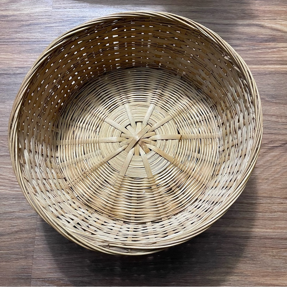 Round Rattan Basket